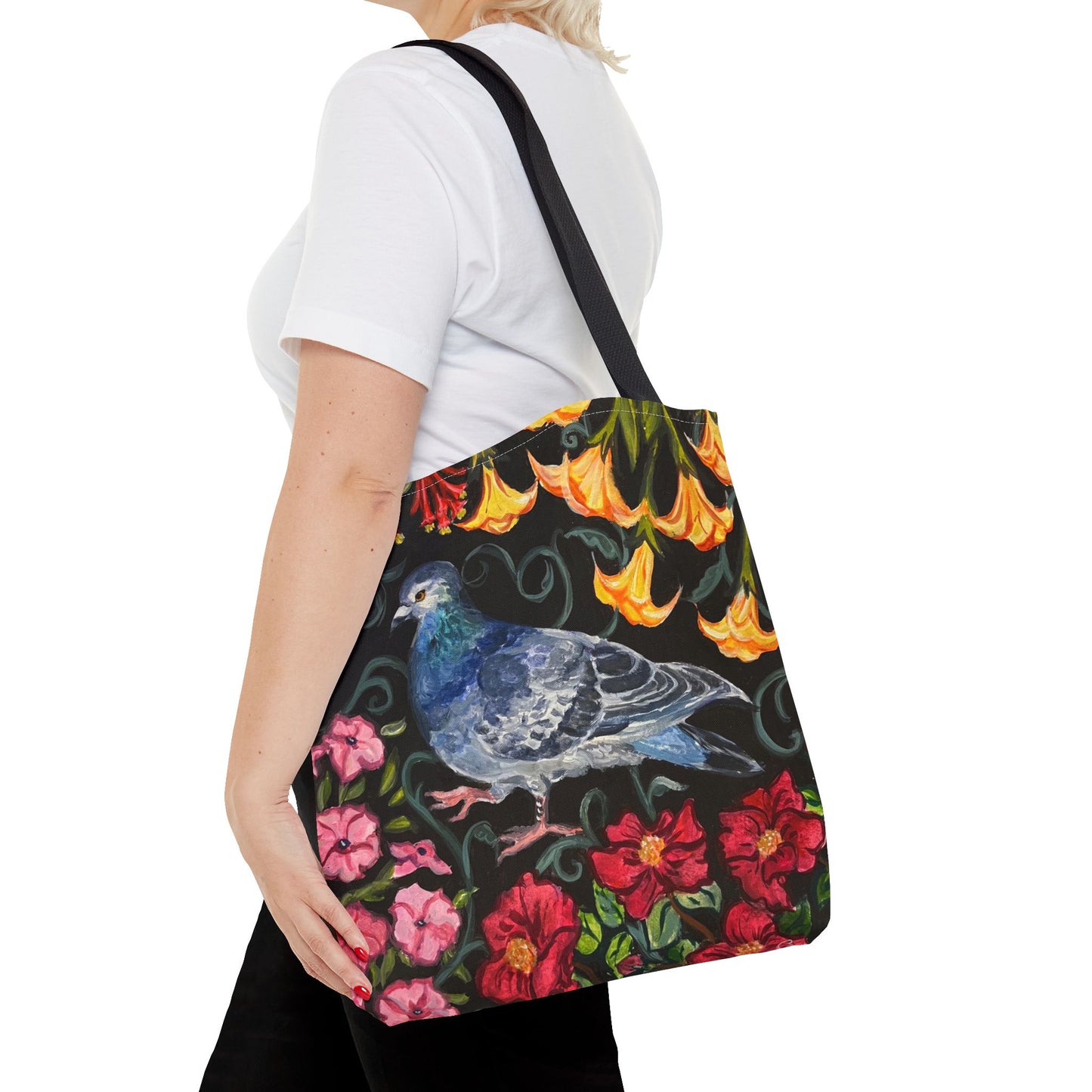 "Avian Floral" Tote Bag