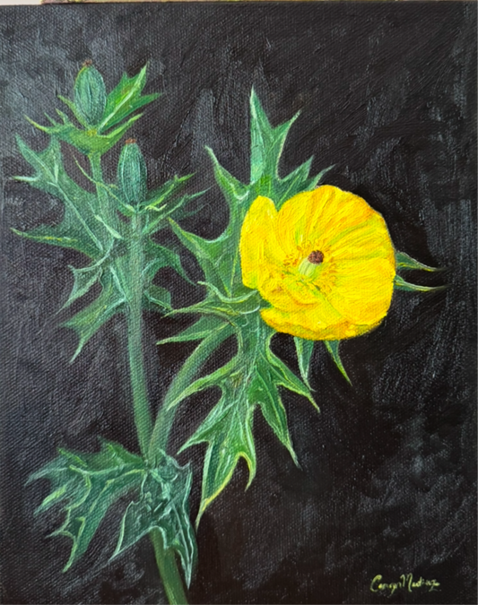 "A Weed or a Wildflower?" Original Painting