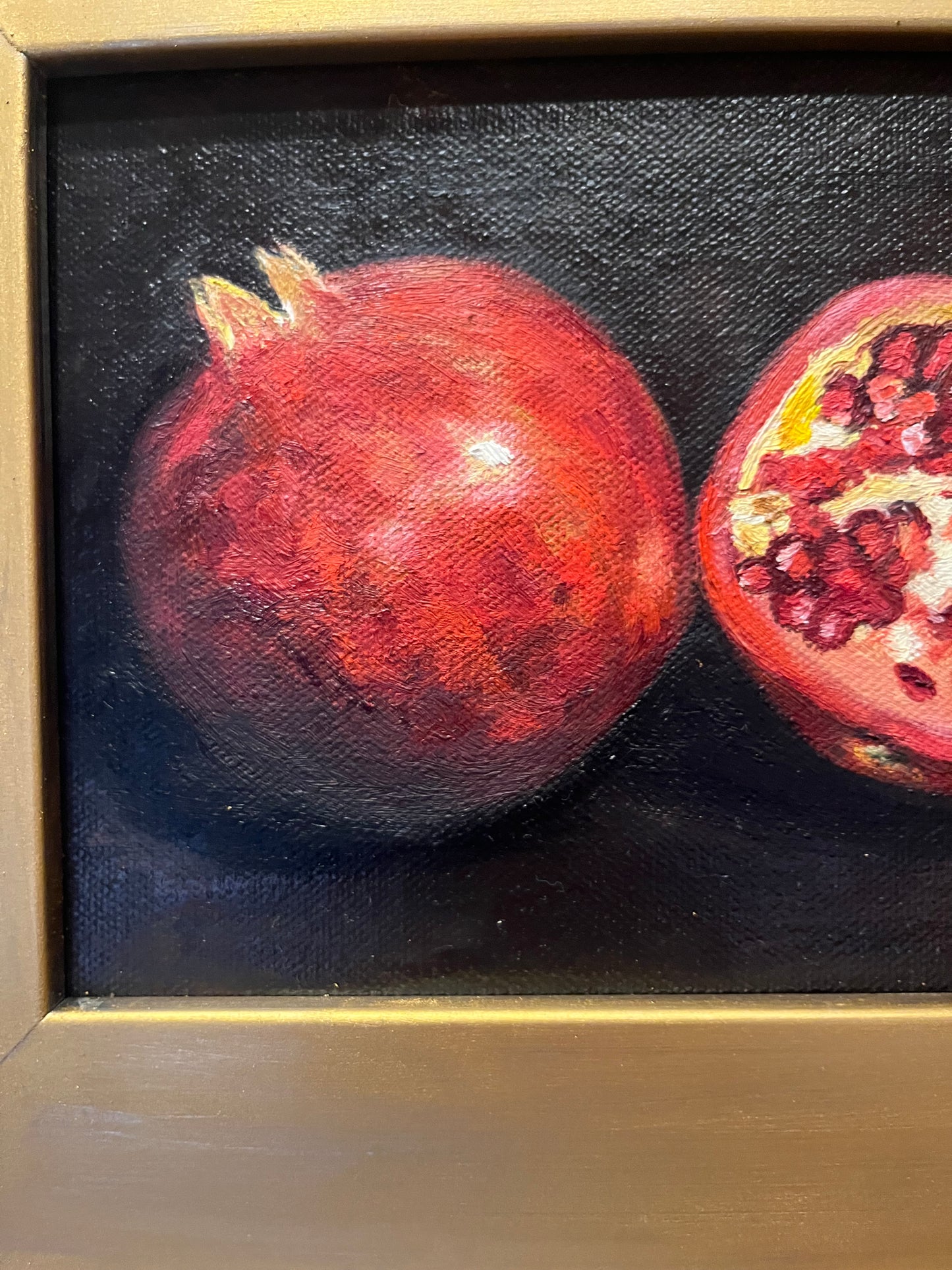 "Two Pomegranates" 6"x8" Oil Painting