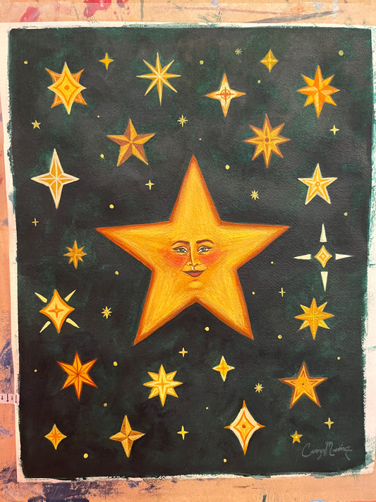 "Starlet" 11"x14" Watercolor Painting
