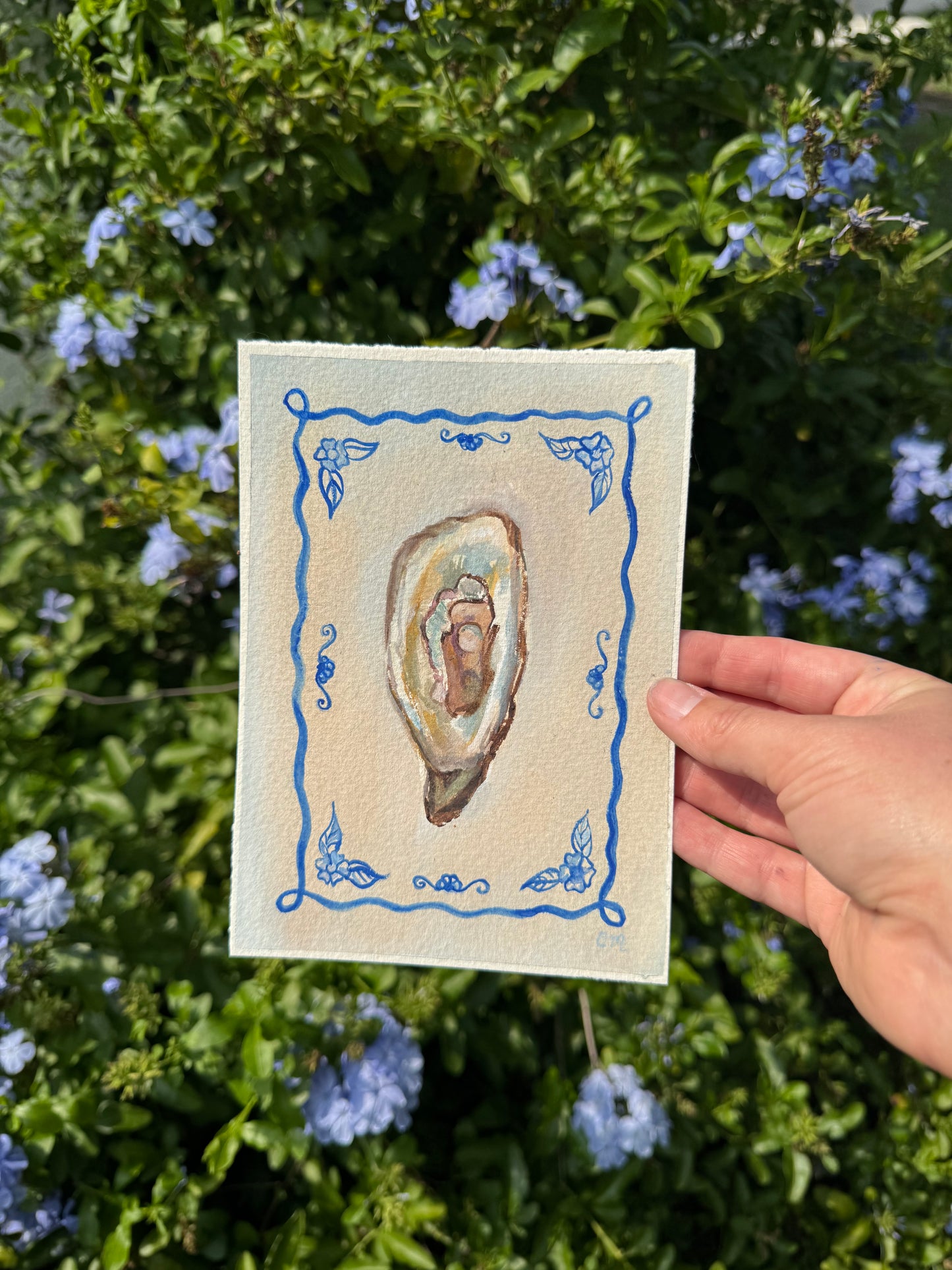 "Blue Oyster" Original Painting
