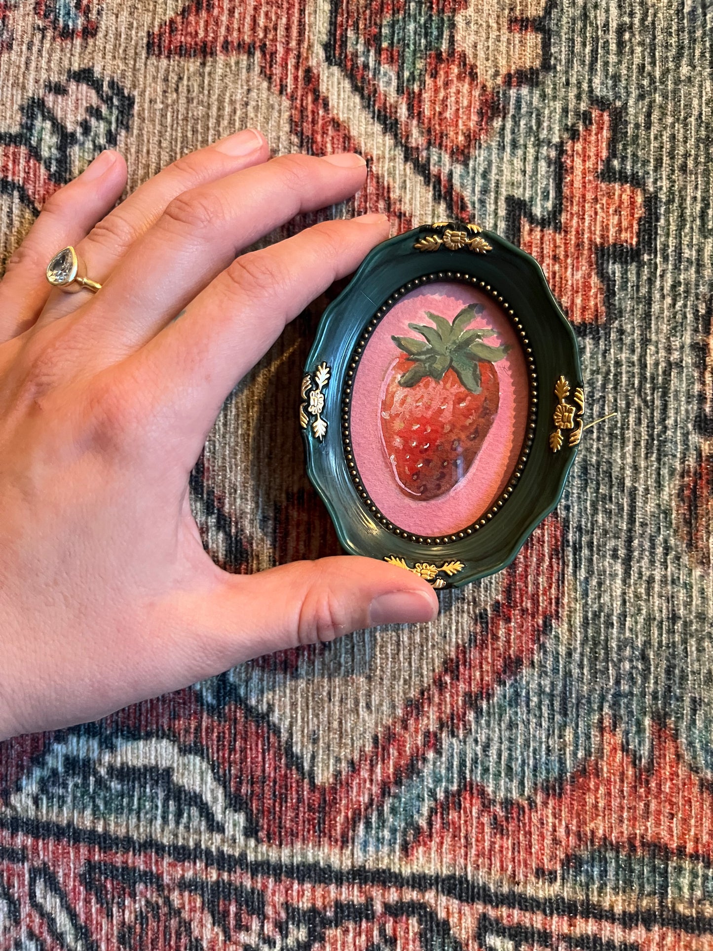 Mini Strawberry Painting