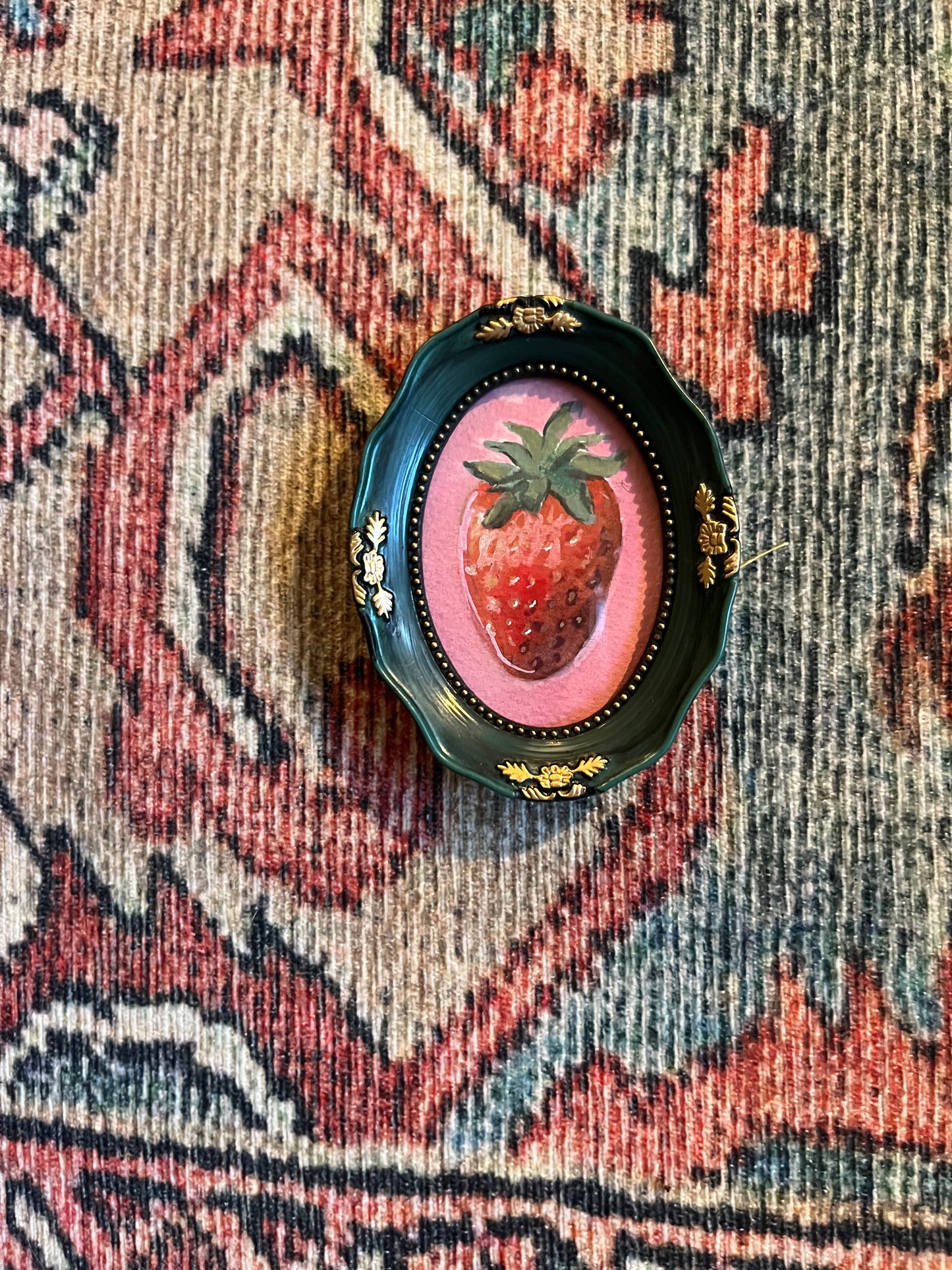 Mini Strawberry Painting