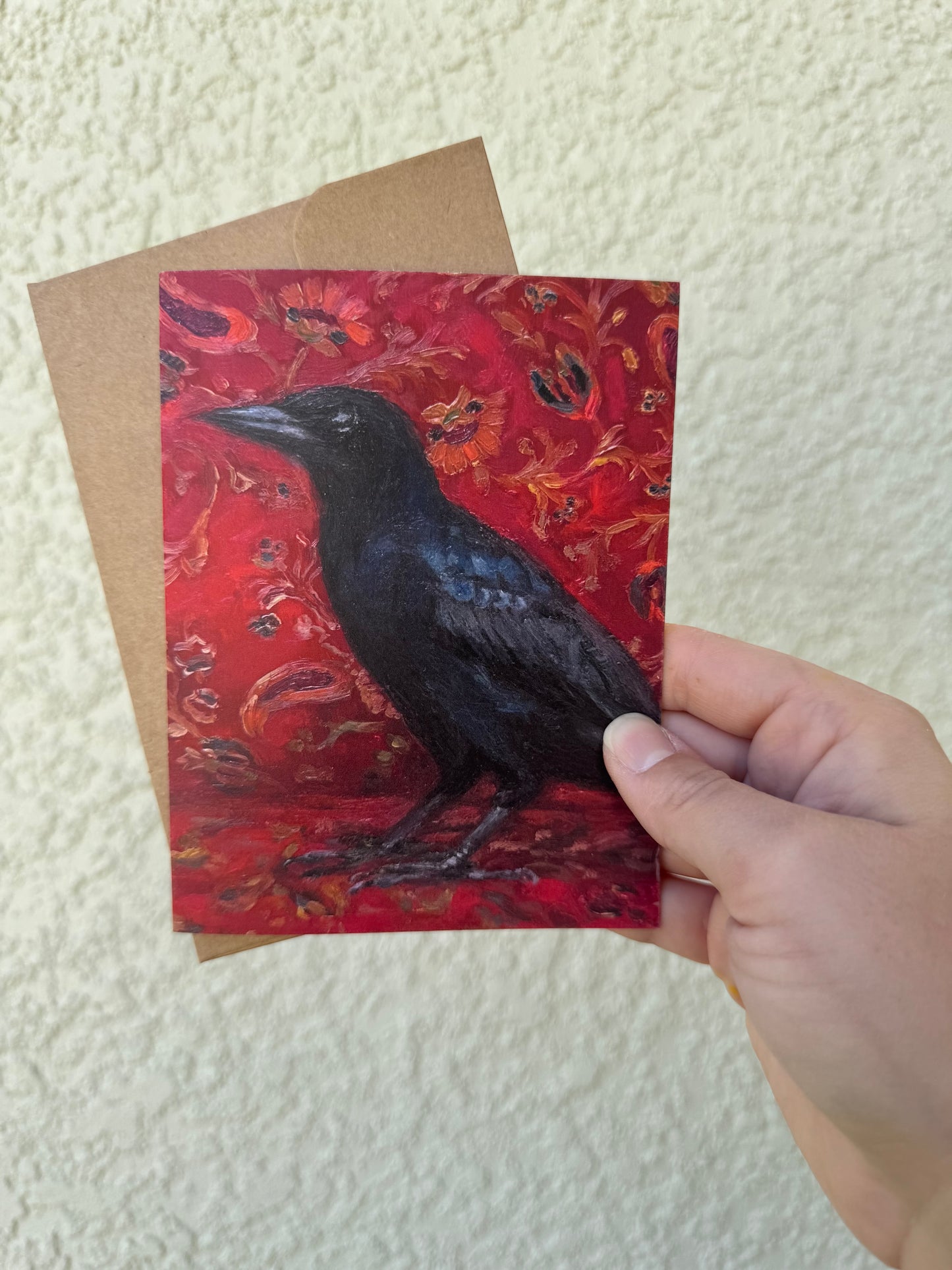 "Crimson" Greeting Card