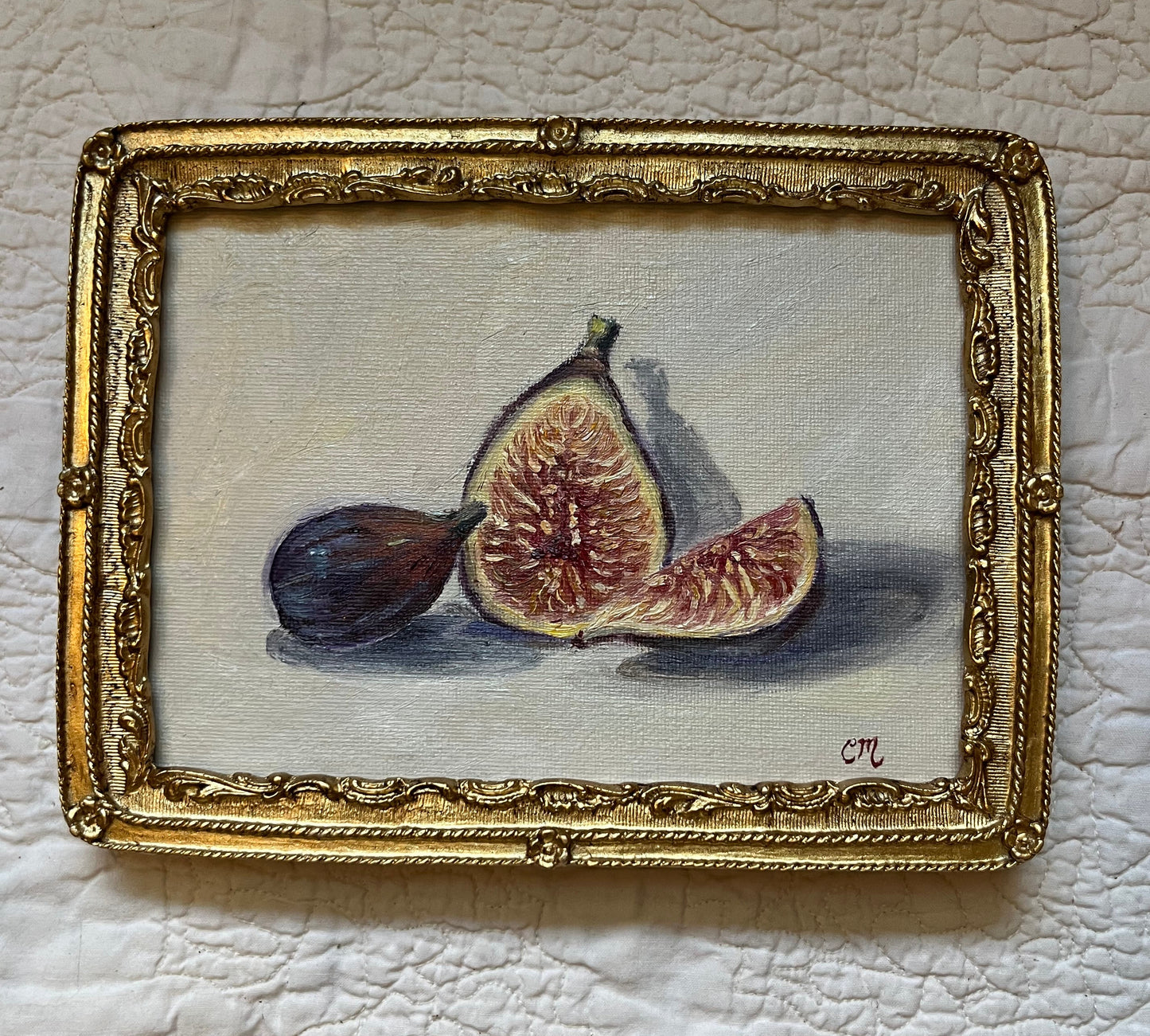 "Summer Figs" 5"x7" Oil Painting