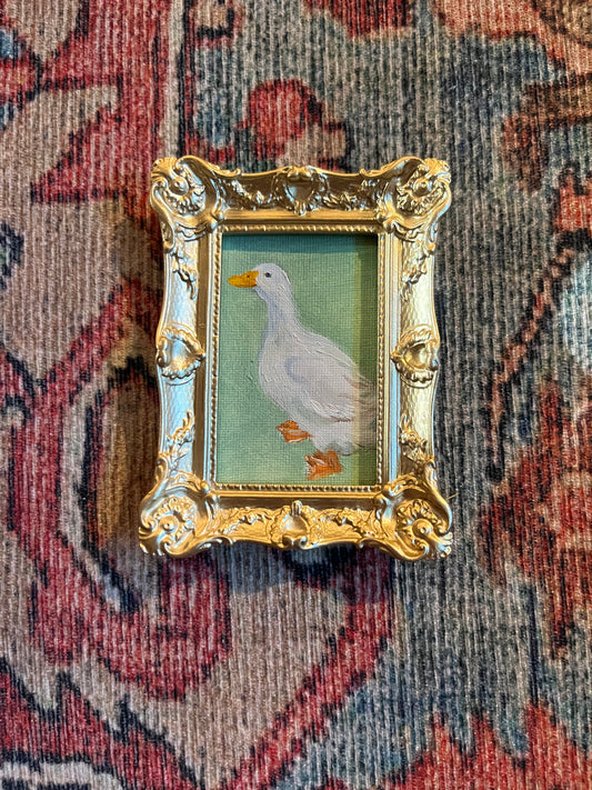 Mini Green Duck Fridge Magnet