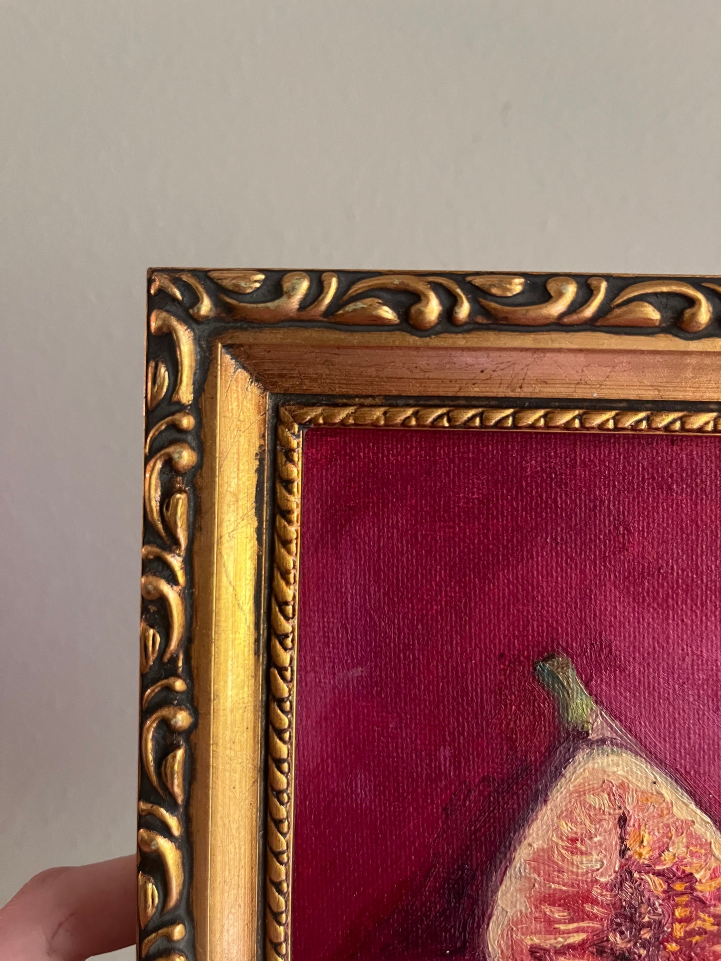 "A Fig and a Half" 4"x6" oil painting