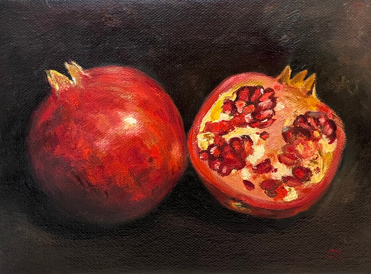 "Two Pomegranates" Giclee Print