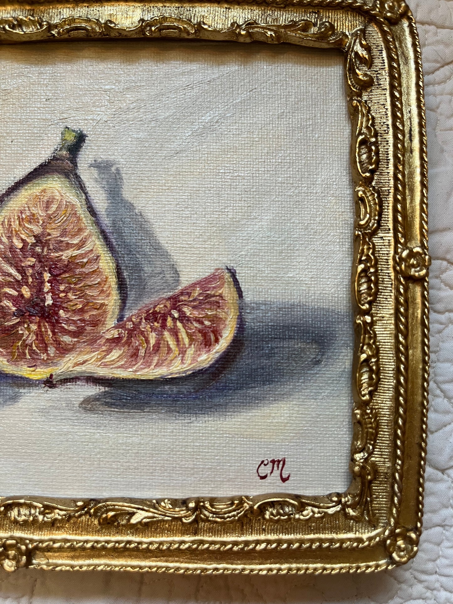 "Summer Figs" 5"x7" Oil Painting