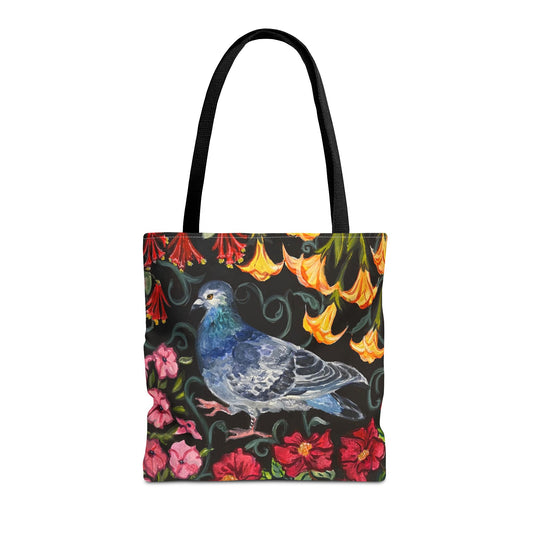 "Avian Floral" Tote Bag