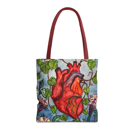 Dual Sided "Breath" and "Pulse" Tote Bag