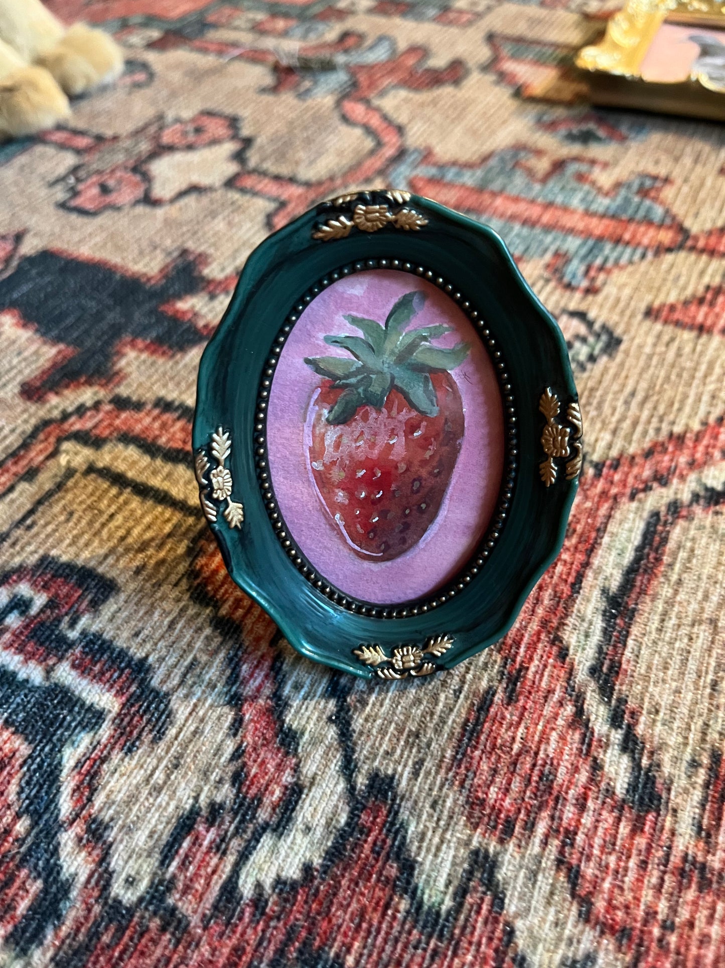 Mini Strawberry Painting