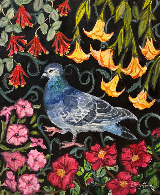 "Avian Floral" Giclee Print