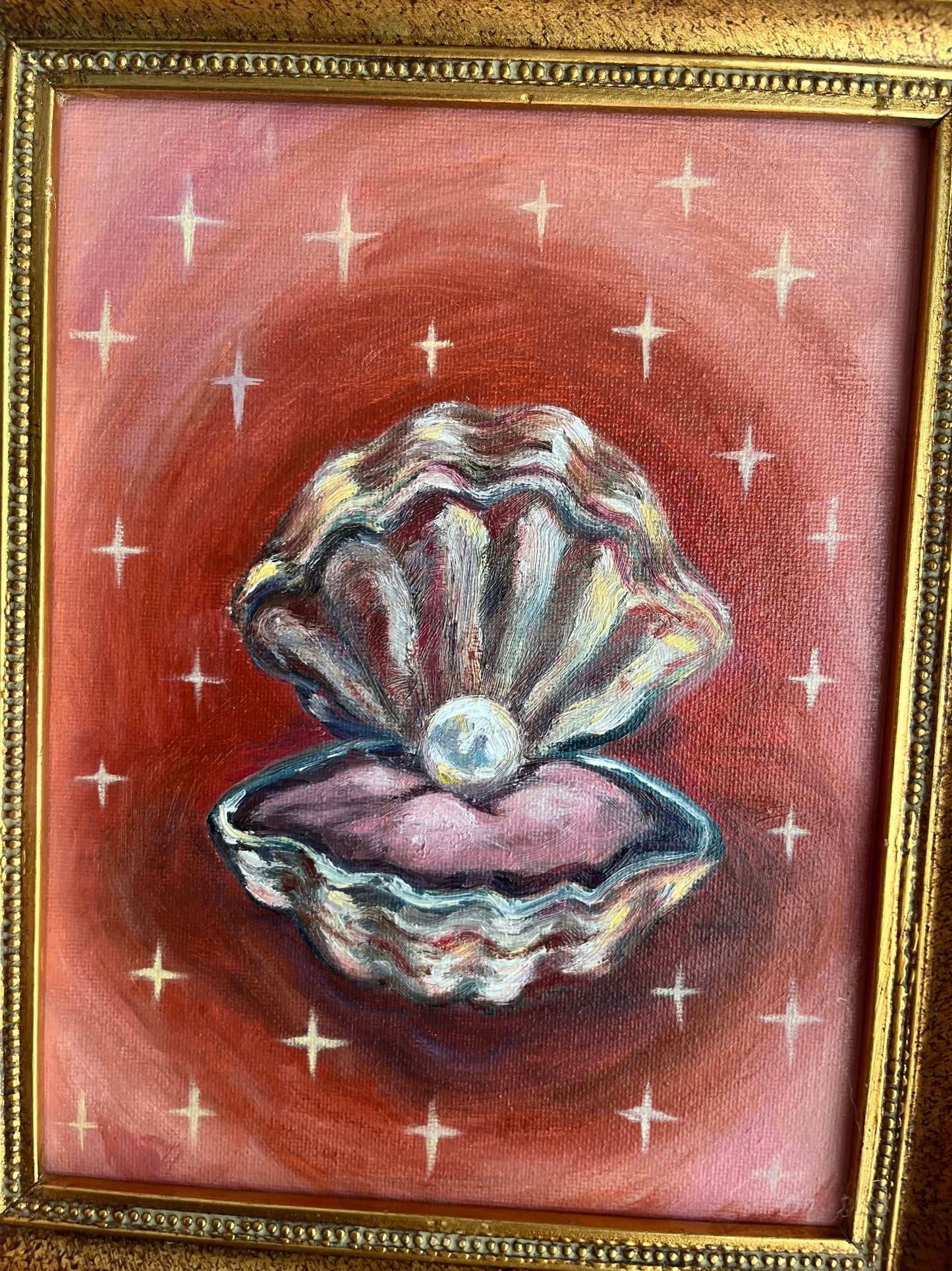 "Pearl" 7.5"x9.5" Oil Painting