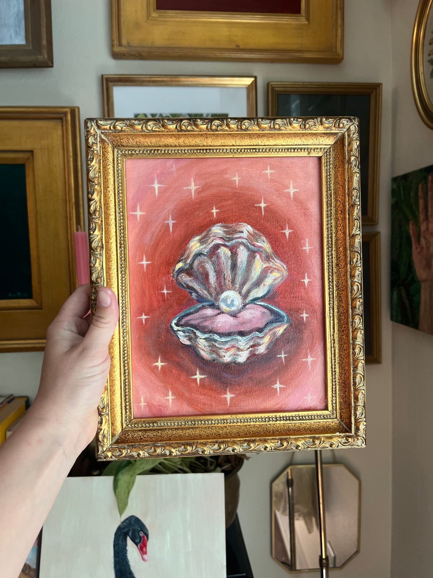 "Pearl" 7.5"x9.5" Oil Painting