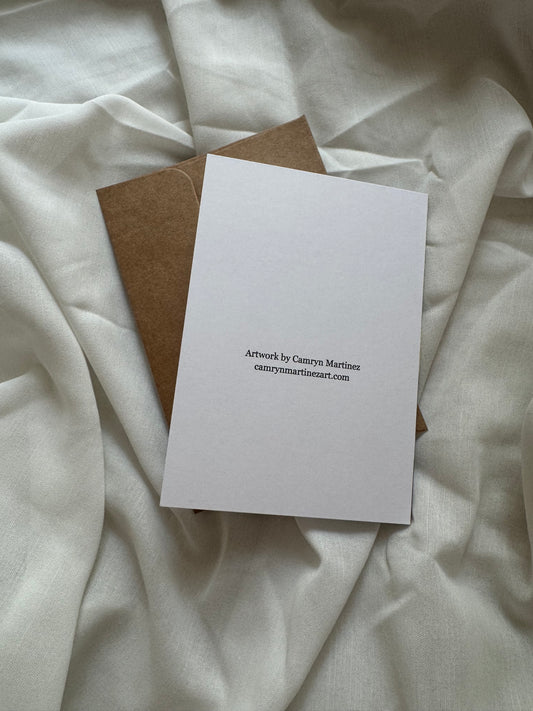 "Consumption" Greeting Card