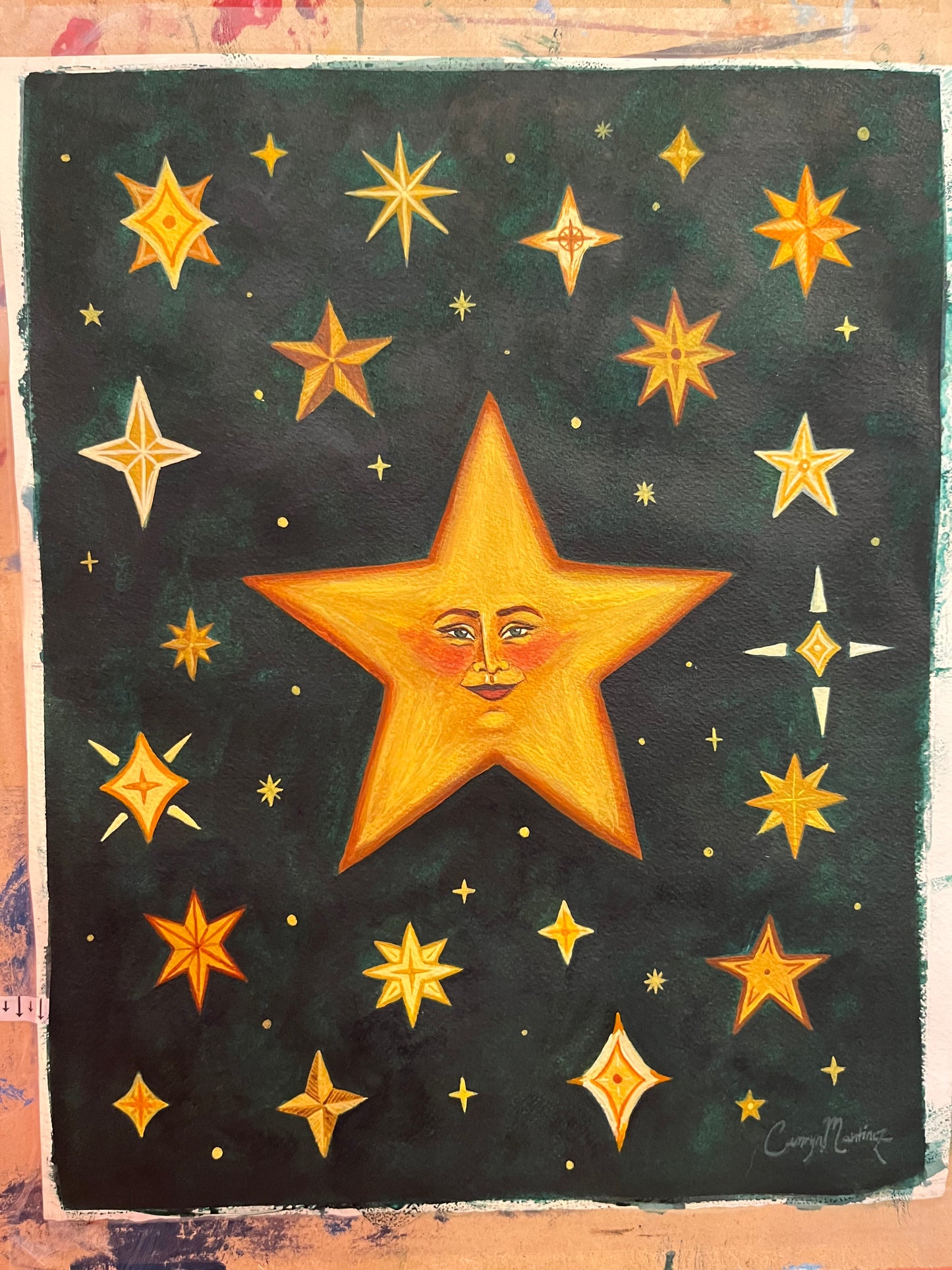 "Starlet" 11"x14" Watercolor Painting