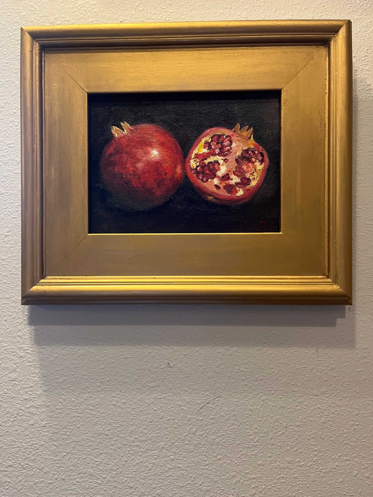 "Two Pomegranates" 6"x8" Oil Painting