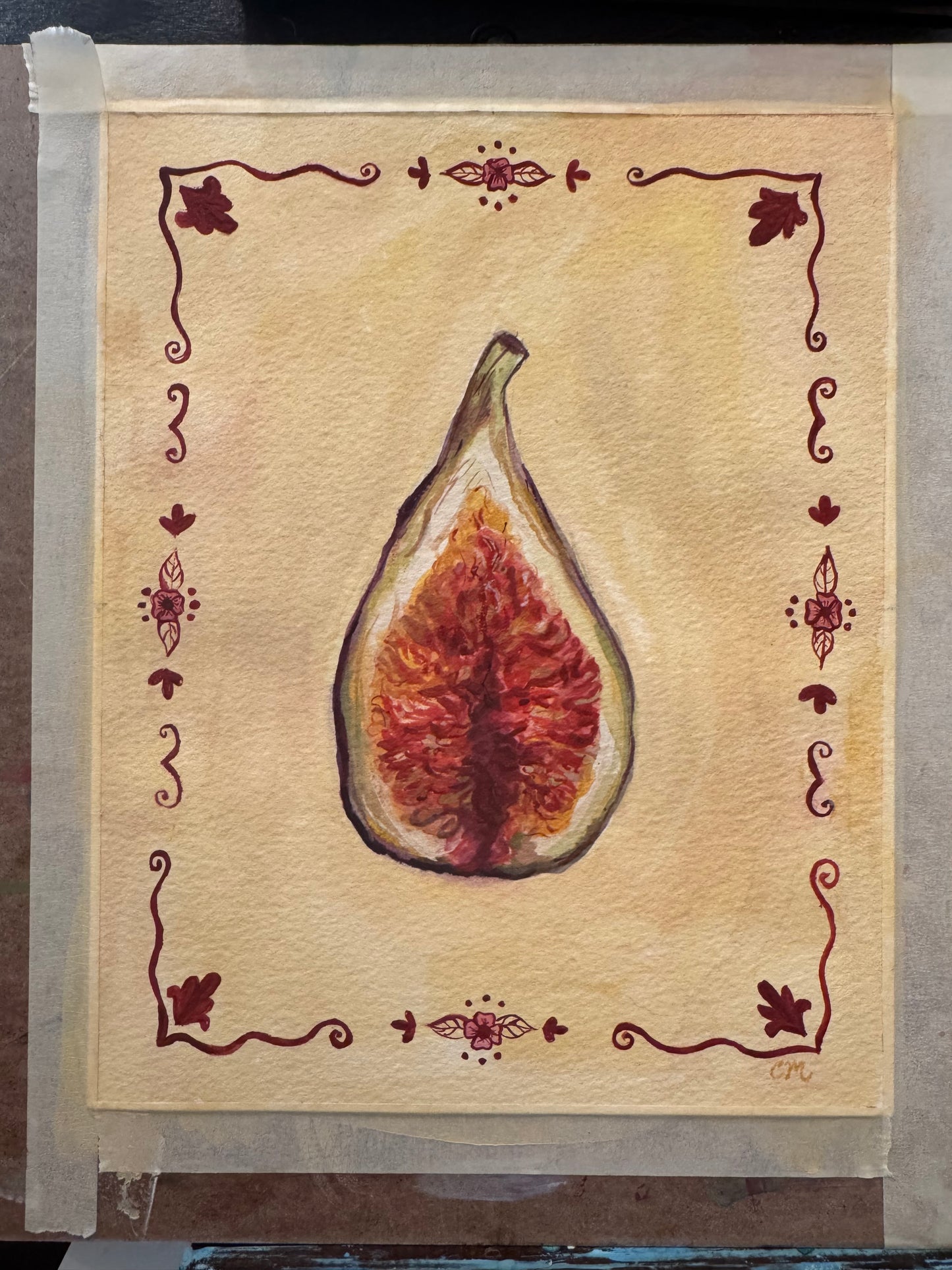 "Fig" Original Painting