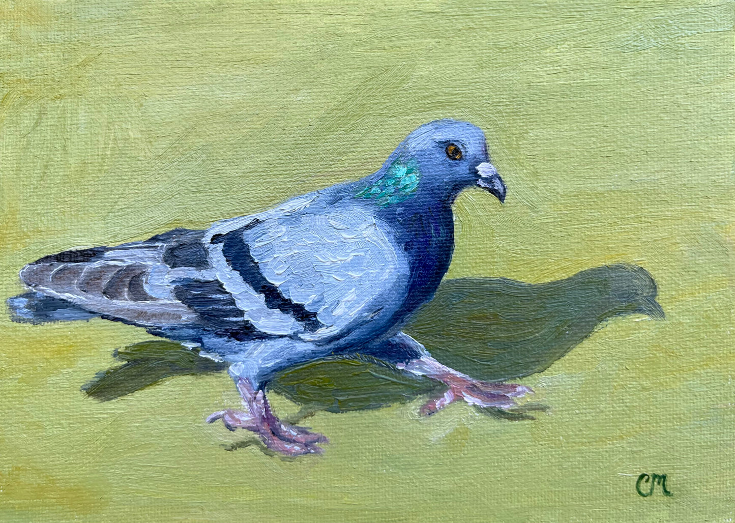 "Strut" 5"x7" Oil Painting