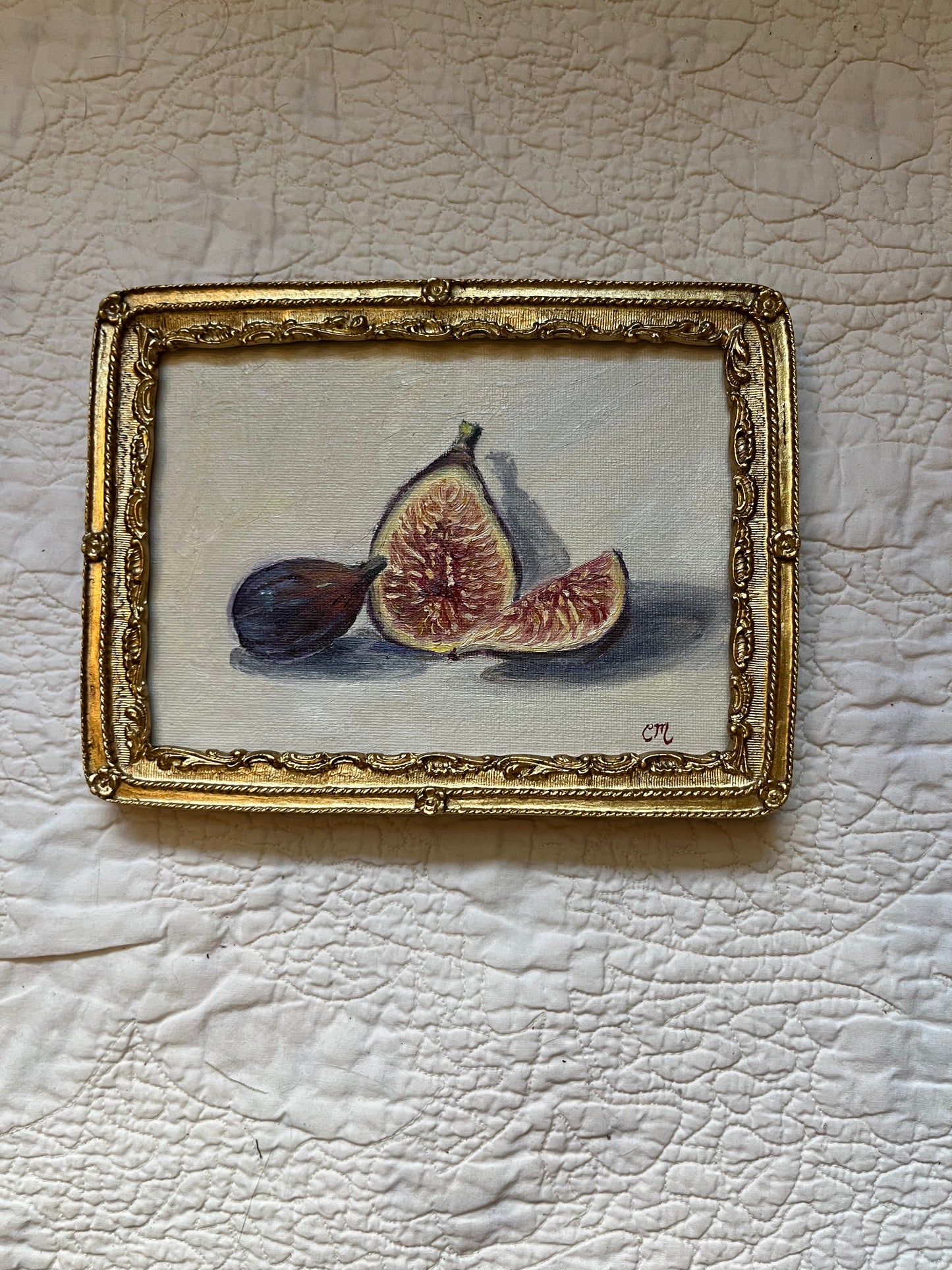 "Summer Figs" 5"x7" Oil Painting