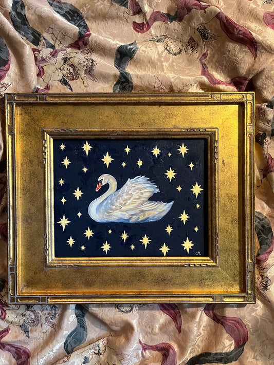"A Swim Amongst the Stars" 11"x14" Oil Painting