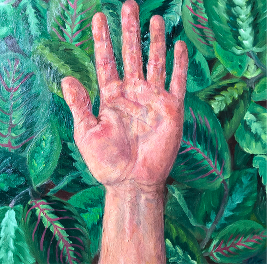 "Left Hand" Oil Painting