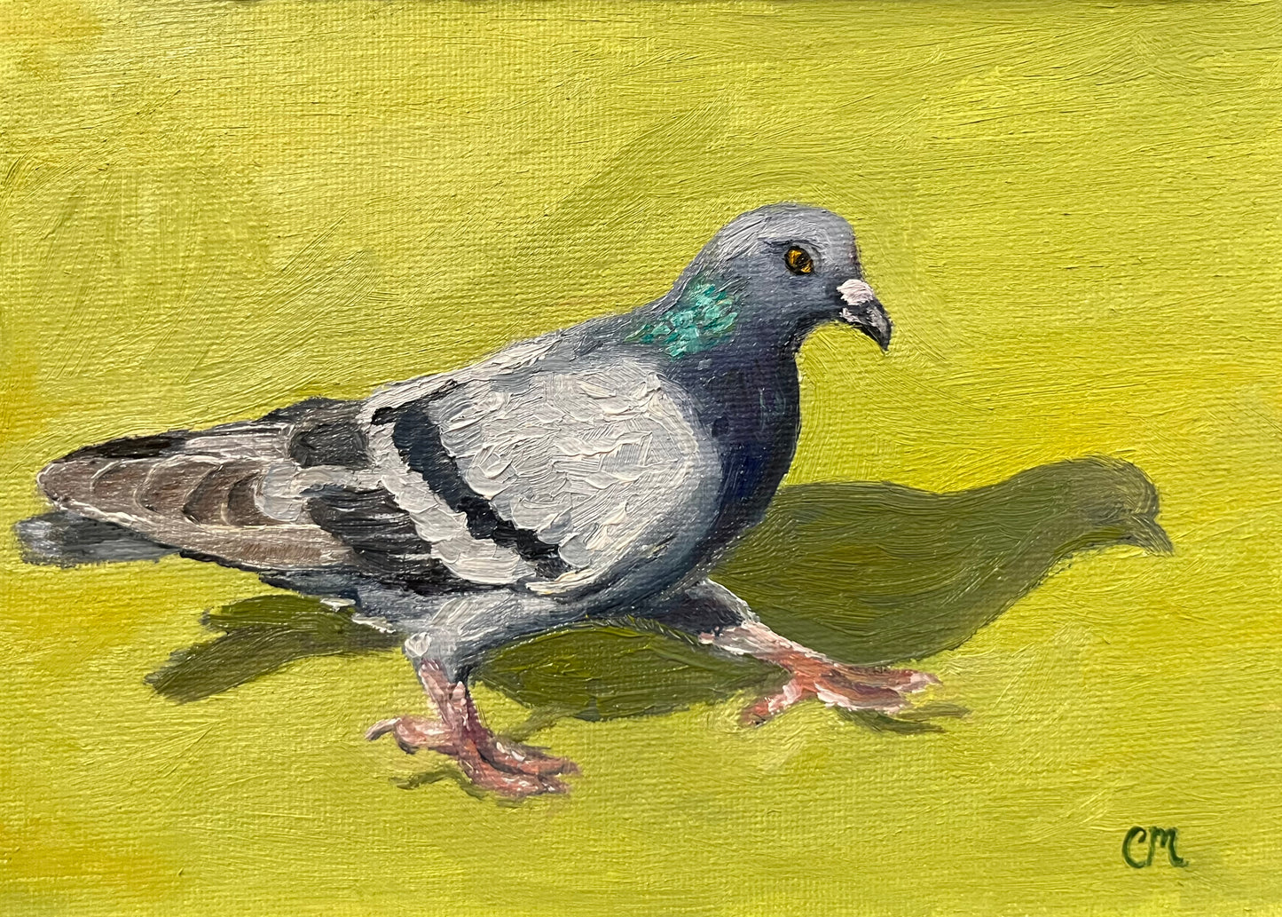 "Strut" 5"x7" Oil Painting