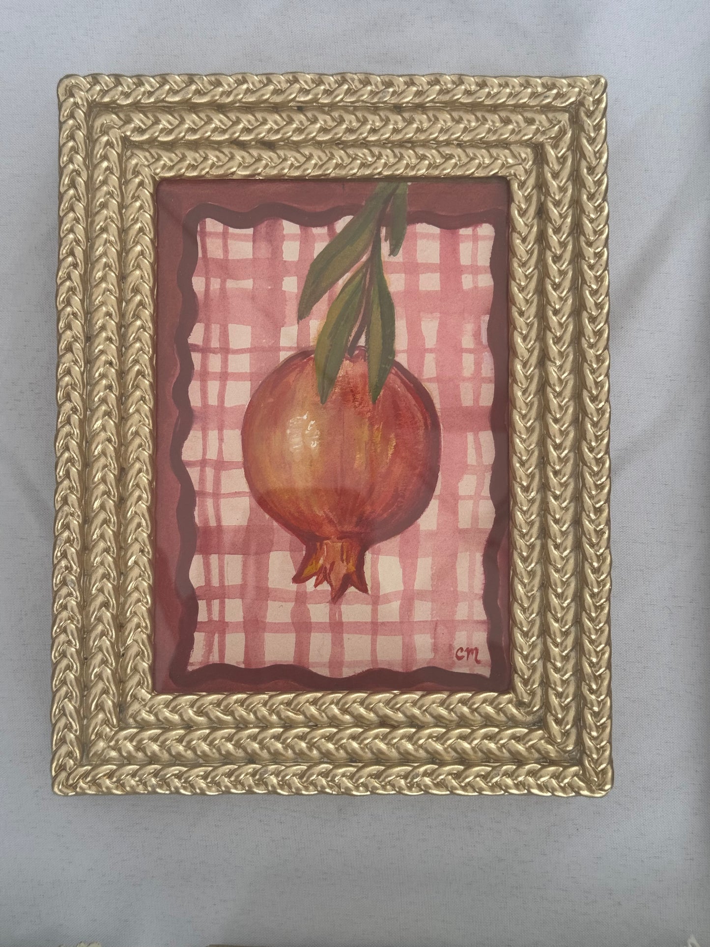 "Pink Pomegranate" Original Painting