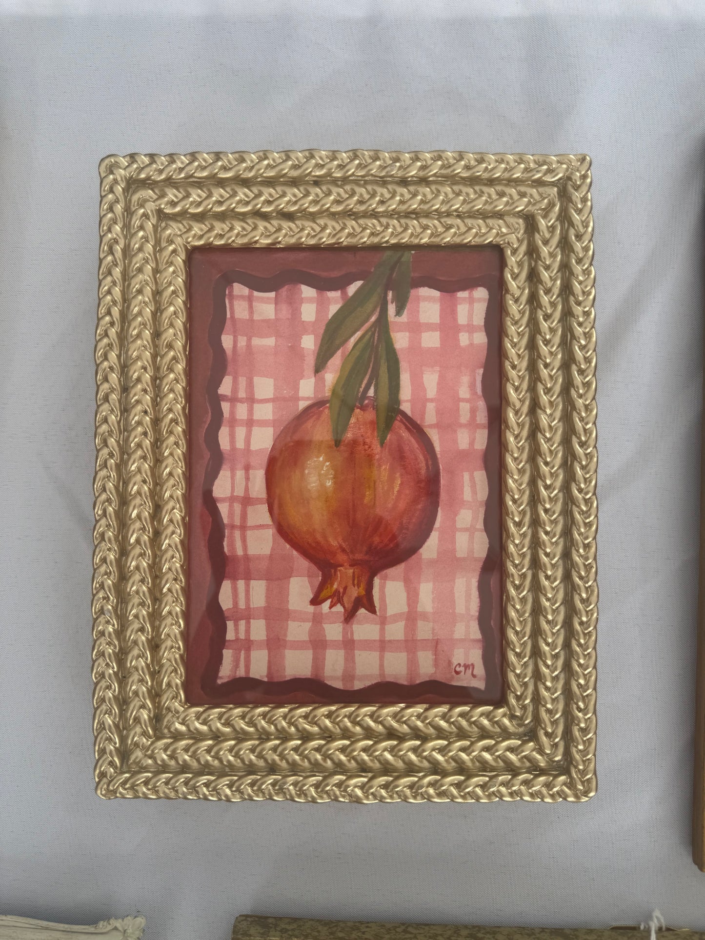 "Pink Pomegranate" Original Painting
